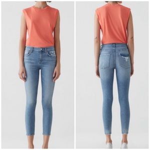AGOLDE Sophie Crop Hi Rise Skinny Jean